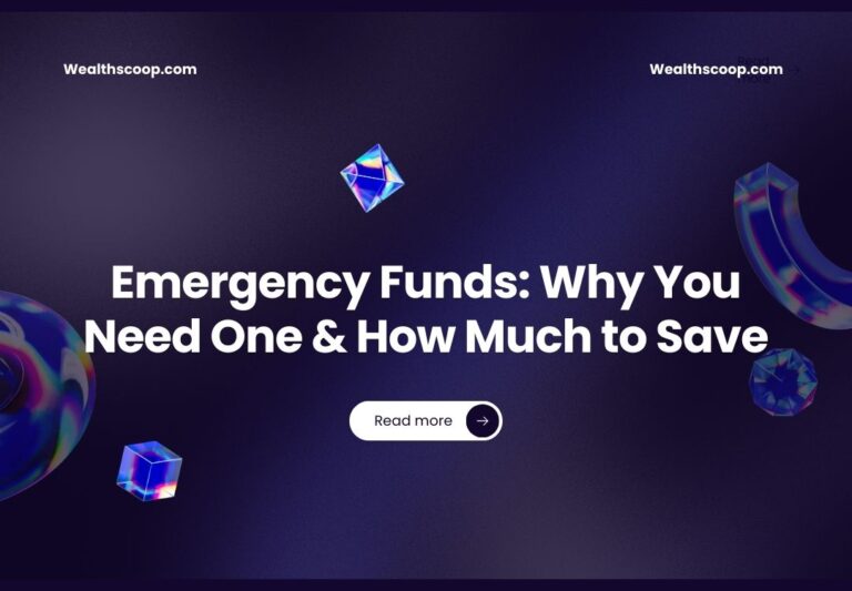 Emergency Funds: Why You Need One & How Much to Save