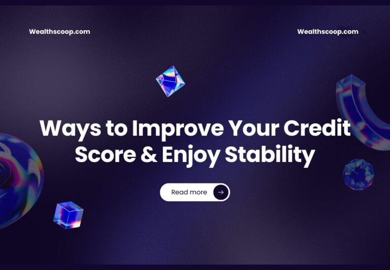 Ways to Improve Your Credit Score & Enjoy Stability
