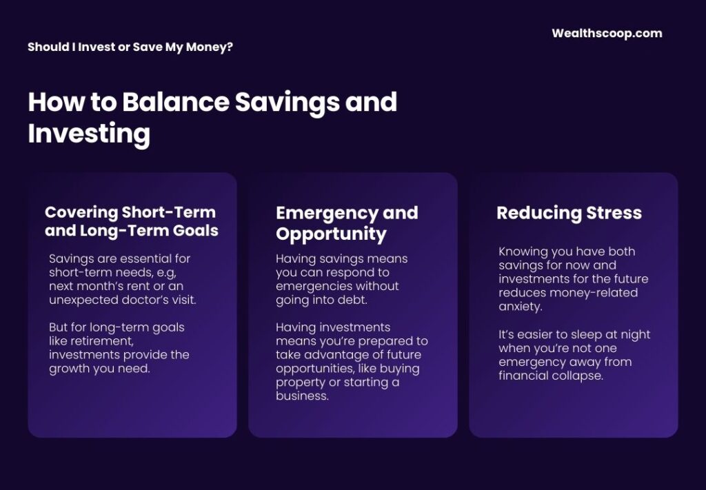 should I invest or save