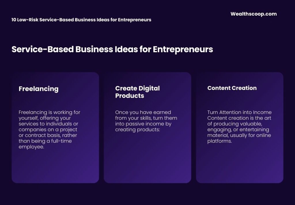 10 Low-Risk Service-Based Business Ideas for Entrepreneurs 10 Low-Risk Service-Based Business Ideas for Entrepreneurs