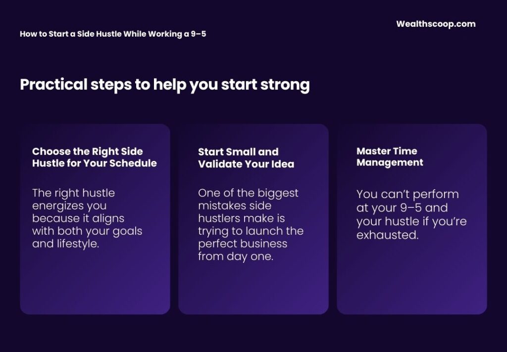How to Start a Side Hustle While Working a 9–5 How to Start a Side Hustle While Working a 9–5