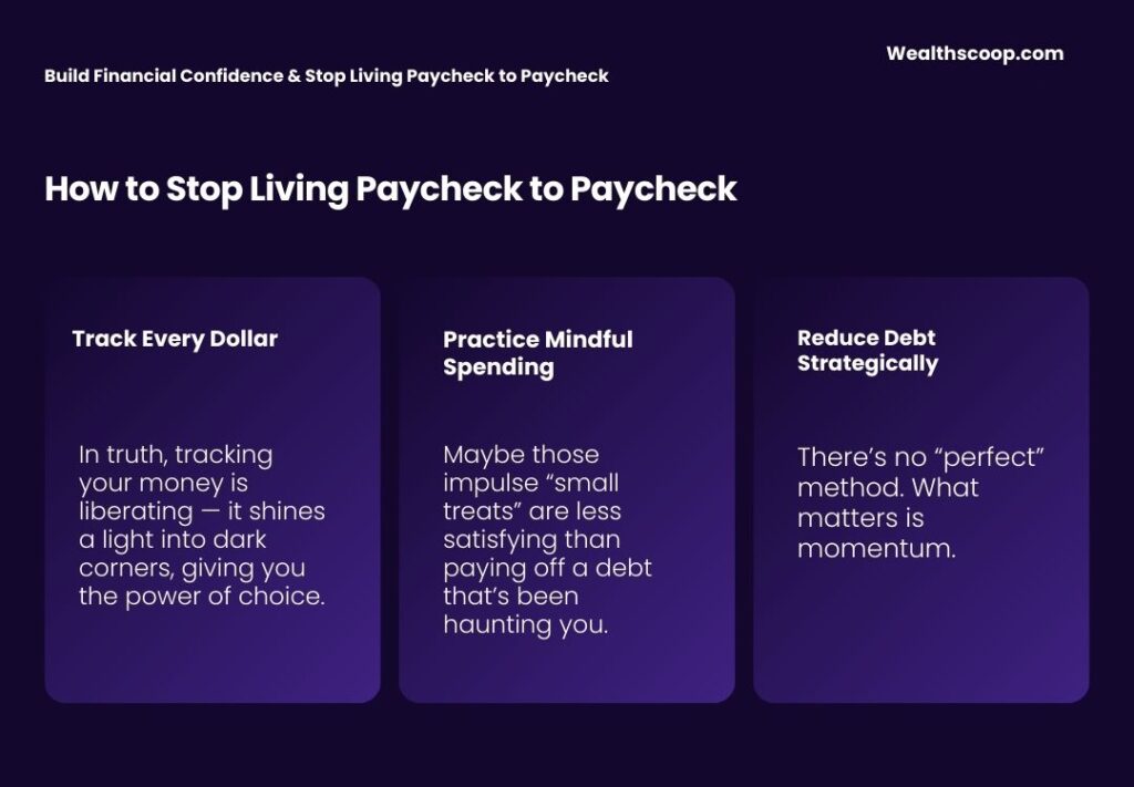 How to Stop Living Paycheck to Paycheck